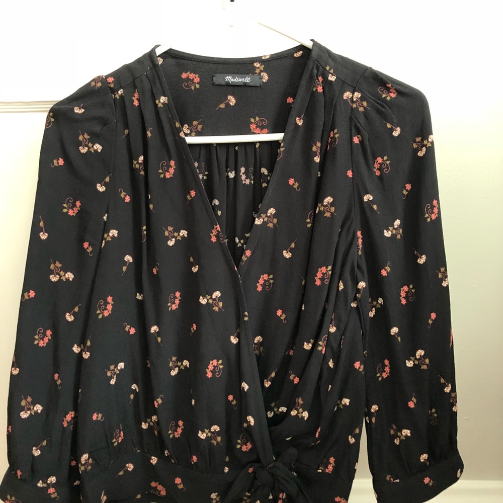 Madewell wrap top